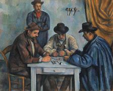 The Card Players, 1890-92. Creator: Paul Cezanne