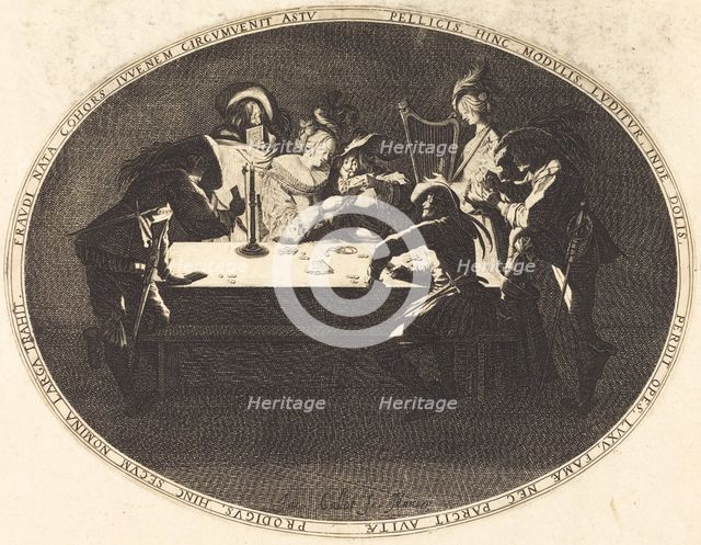 The Card Players, c. 1628. Creator: Jacques Callot.