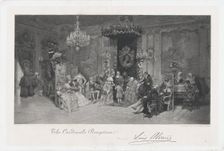 The cardinal's reception, 1881. Creator: After Luis Alvarez Catalá