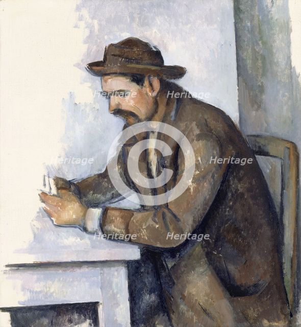 The Cardplayer, 1890-1892. Artist: Cézanne, Paul (1839-1906)