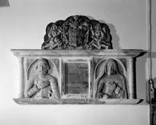 The Carew monument, St Mary's Church, Bickleigh, Devon, 2000. Artist: JO Davies