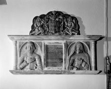 The Carew monument, St Mary's Church, Bickleigh, Devon, 2000. Artist: JO Davies