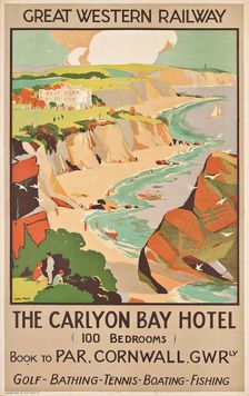 The Carlyon Bay Hotel, Par, Cornwall, c1930. Creator: Mace, John Edmund (1889-1952)
