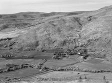 The Carlock farmstead, Gem County, Idaho, 1939. Creator: Dorothea Lange