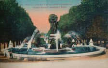The Carpeaux Fountain - Jardin du Luxembourg, Paris, c1920