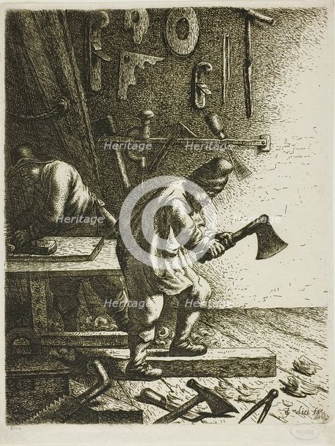 The Carpenter, c. 1635. Creator: Jan Georg van Vliet.