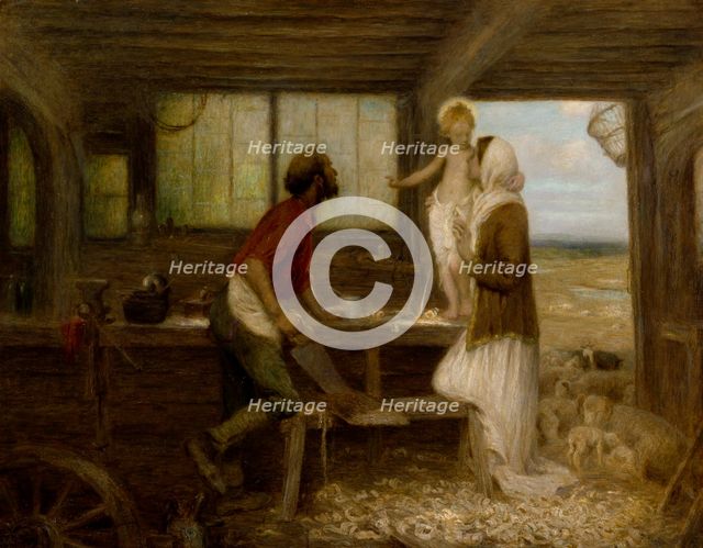 The Carpenter's Shop, c1913. Creator: Edward Stott.