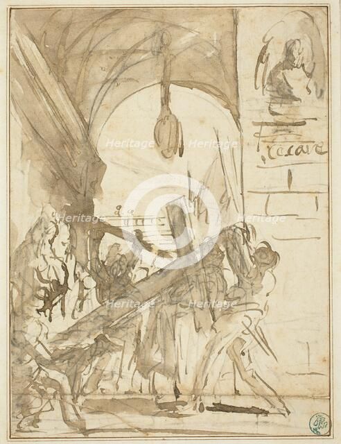 The Carrying of the Cross, 1747. Creator: Giovanni Battista Piranesi.