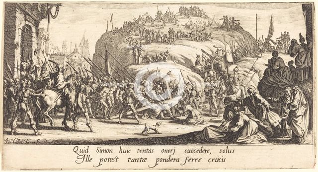 The Carrying of the Cross, c. 1618. Creator: Jacques Callot.