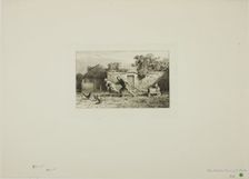 The Carriage, 1865. Creator: Charles Emile Jacque