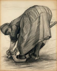 The Carrot Puller, 1885. Creator: Vincent van Gogh