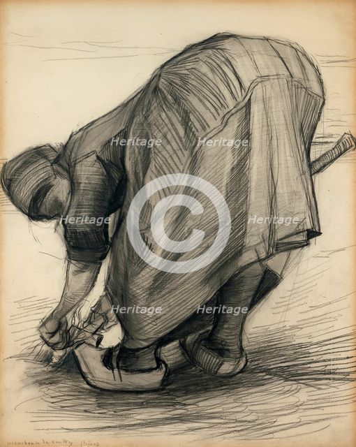 The Carrot Puller, 1885. Creator: Vincent van Gogh.