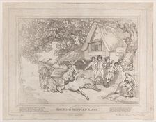 The Cart Horse (from The Life of a Racehorse, or The High-Mettled Racer), July 20..., July 20, 1789. Creators: Thomas Rowlandson, John Hassell