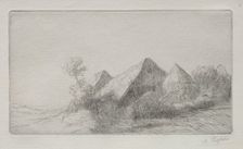The Cart Shed. Creator: Alphonse Legros (French, 1837-1911)