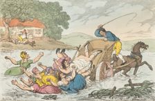 The Carter and the Gipsies, May 10, 1815., May 10, 1815. Creator: Thomas Rowlandson