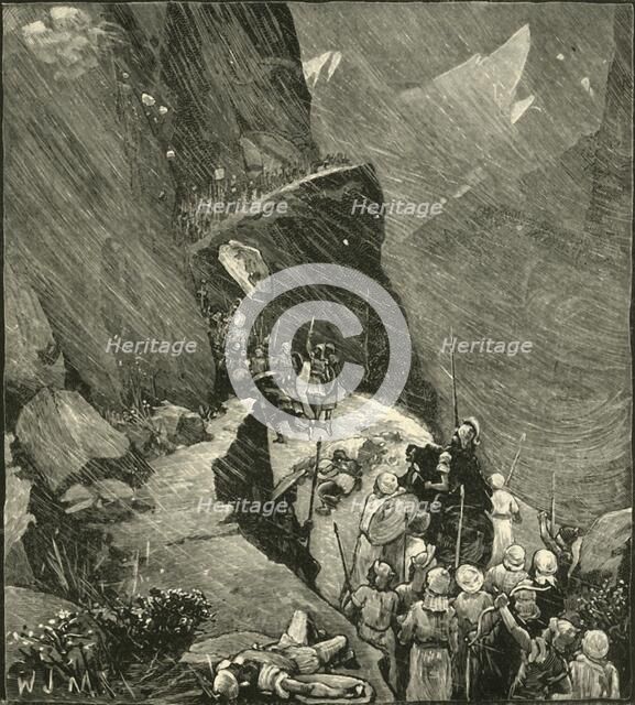 'The Carthaginians Crossing The Alps', 1890.   Creator: Unknown.