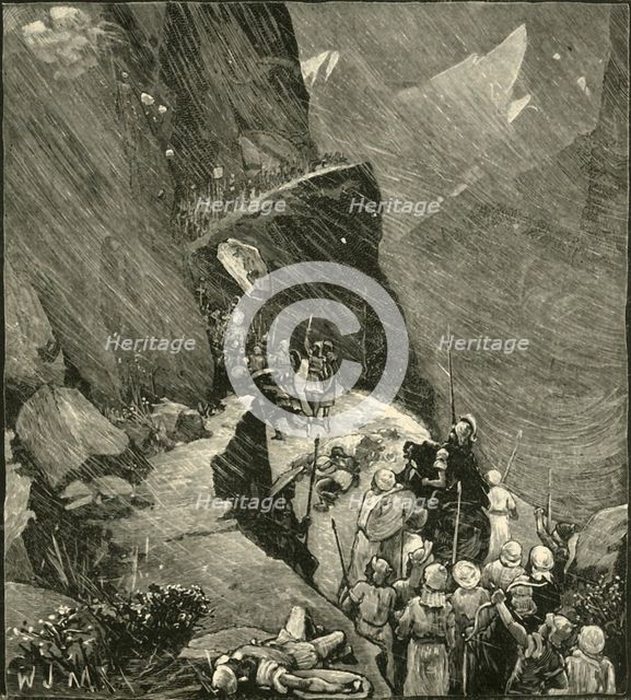 'The Carthaginians Crossing The Alps', 1890.   Creator: Unknown.