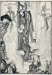 The Cartoonist - Stage IV c1920. Artist: Edmund Joseph Sullivan