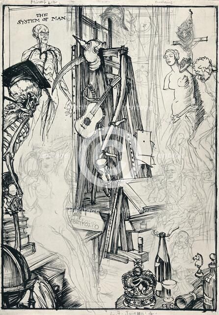 'The Cartoonist - Stage IV', c1920. Artist: Edmund Joseph Sullivan.