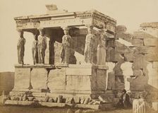 The Caryatid Porch of the Erechtheion, Athens, 1865. Creator: Konstantinos Dimitriou