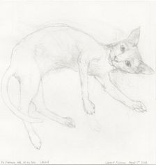 The Cat, 2000. Creator: Leonard Rosoman