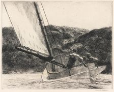 The Cat Boat, 1922. Creator: Edward Hopper