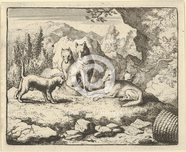 The Cat Calls Renard to Appear before the Tribunal, 1650-75. Creator: Allart van Everdingen.