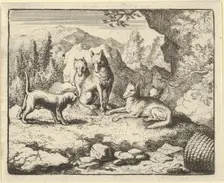 The Cat Calls Renard to Appear before the Tribunal, 1650-75. Creator: Allart van Everdingen