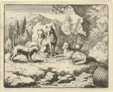 The Cat Calls Renard to Appear before the Tribunal, 1650-75. Creator: Allart van Everdingen