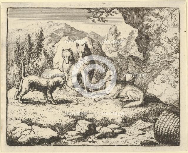 The Cat Calls Renard to Appear before the Tribunal, 1650-75. Creator: Allart van Everdingen.