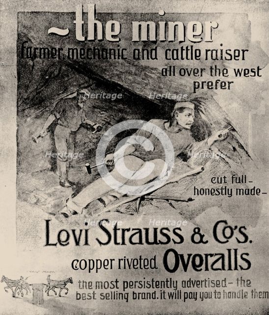 The Catalog Cover Levi Strauss & Co. , 1905. Creator: Anonymous.