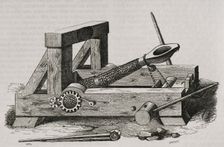 The catapult - siege machine, 19th century. Creator: Tomás Carlos Capuz