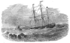 "The Cataragui", coming down the Galop Rapids above Montreal, Canada, 1854. Creator: Unknown