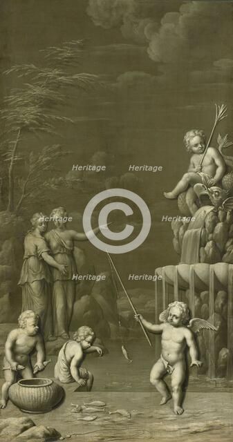 The Catch, 1734. Creator: Hendrik Carree.