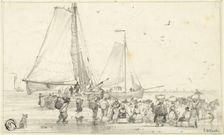 The Catch Coming In, n.d. Creator: Edward William Cooke