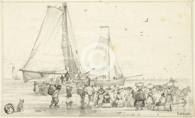 The Catch Coming In, n.d. Creator: Edward William Cooke.