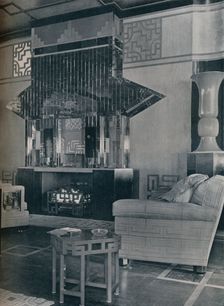 The Cathay Lounge on board the S.S. Empress of Britain 1931. Artist: Stewart Bale Limited