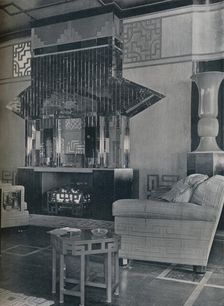 The Cathay Lounge on board the S.S. Empress of Britain 1931. Artist: Stewart Bale Limited