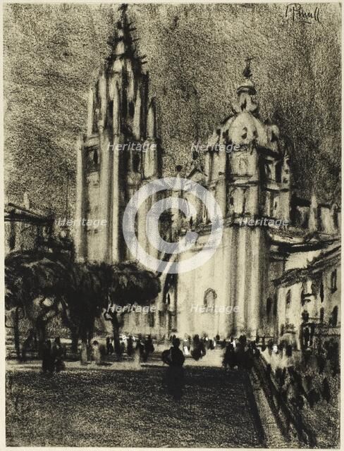 The Cathedral, Toledo, c. 1903. Creator: Joseph J Pennell.