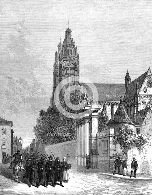 The Cathedral, Tours, 1871. Creator: Unknown.