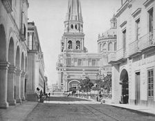 The Cathedral at Guadalajara, Mexico c1897. Creator: Unknown