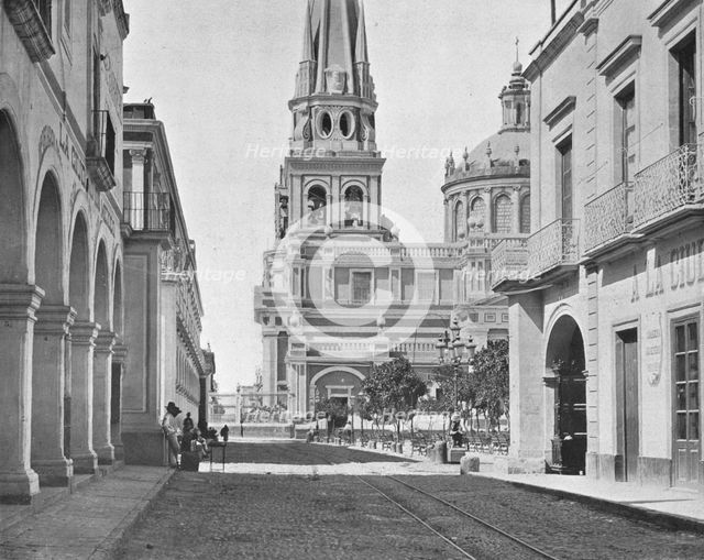 The Cathedral at Guadalajara, Mexico, c1900.  Creator: Unknown.