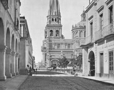The Cathedral at Guadalajara, Mexico, c1900. Creator: Unknown