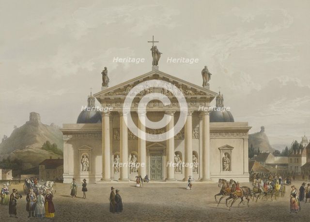The Cathedral Basilica of St Stanislaus and St Ladislaus of Vilnius, 1847.