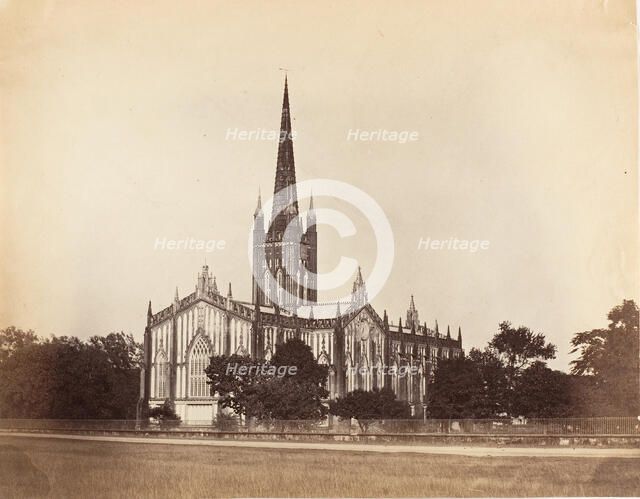 The Cathedral, Calcutta, 1858-61. Creator: Unknown.