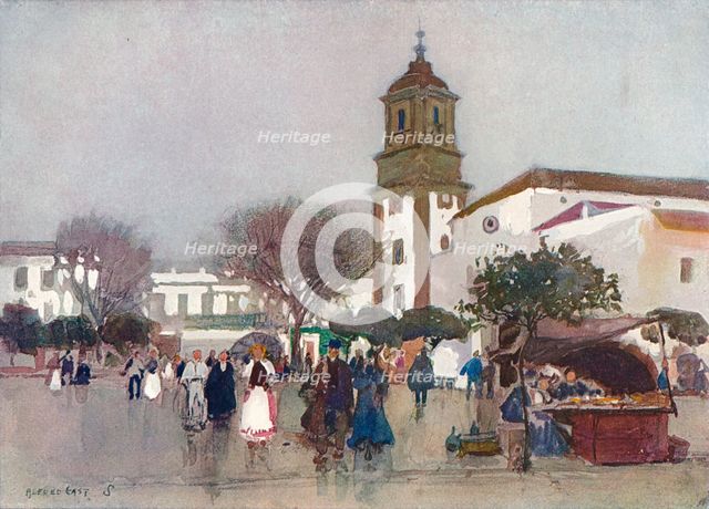 'The Cathedral Church, Algeciras', c1910. Artist: Alfred Edward East.