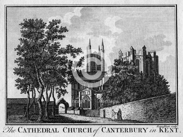 'The Cathedral Church of Canterbury in Kent', 18th century(?). Artist: Rennoldson