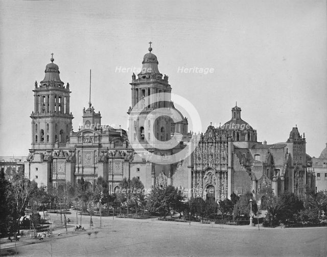 'The Cathedral, City of Mexico', c1897. Creator: Unknown.