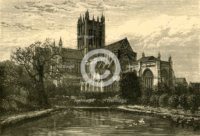 'The Cathedral, from the Swan Pool', 1898. Creator: Unknown.