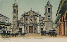 The Cathedral, Havana, Cuba, c1910